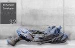 Entwined Envelope | Sculptures by Andrew Chaplin. Item made of wood