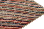 Vintage Zeki Müren Rug with Polychromatic Stripes, by Rug | Area Rug in Rugs by Rug and Kilim