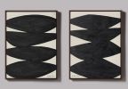 Stillness + Fearless I Affirmations Collection | Oil And Acrylic Painting in Paintings by ART + ALCHEMY By Nicolette Atelier. Item in minimalism or contemporary style
