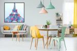 The Eiffel Tower | Oil And Acrylic Painting in Paintings by Virginie SCHROEDER. Item made of canvas with synthetic