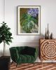Vintage Orchid | Oil And Acrylic Painting in Paintings by HEIDY GONZALEZ - GONZALEZ ART DESIGN. Item in contemporary or art deco style