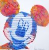 mickey in my heart forever | Oil And Acrylic Painting in Paintings by Virginie SCHROEDER. Item made of canvas with synthetic works with boho & minimalism style