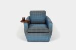 Shelby Swivel Chair in Shift Fabric | Armchair in Chairs by Otra Cosa. Item composed of fabric