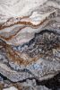 Large Woven Fiber Art Tapestry, Eco-Friendly "Orogeny" | Wall Hangings by Rebecca Whitaker Art. Item composed of cotton & leather compatible with boho and minimalism style