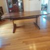 Custom Walnut Trestle Table | Dining Table in Tables by Gill CC Woodworks. Item composed of walnut