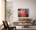 Butterfly Release #30 | Oil And Acrylic Painting in Paintings by Dorothy Fagan Art: Original Art + Fine Art to Flourish Your World. Item composed of canvas in contemporary or eclectic & maximalism style