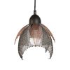 Steel Wire Mesh and Copper Pendant Light  10" t x 8.5"w | Pendants by Anne Lindsay Studio. Item made of copper compatible with contemporary and industrial style