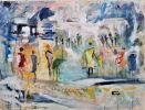 Are We Scare? | Oil And Acrylic Painting in Paintings by Marie Manon Art. Item made of canvas