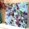 Among the Lilies, Abstract Painting | Oil And Acrylic Painting in Paintings by Paulette Insall. Item made of canvas works with contemporary & eclectic & maximalism style
