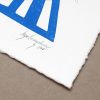 Italia, Linocut, Ink on paper | Prints by Llinella. Item made of paper works with mid century modern & contemporary style