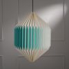 Oblong - Sea Blue | Pendants by FIG Living. Item composed of paper in minimalism or japandi style