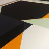 Silk squares residency hand printed in Lyon @ atelier Benoit Coulpier | Prints by Jason Cantoro. Item made of fabric
