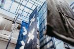 Indigo Chandelier | Art & Wall Decor by Blue Print Amsterdam | Levi's Store Amsterdam in Amsterdam