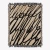 Abstract woven throw blanket. 02 | Linens & Bedding by forn Studio by Anna Pepe. Item made of cotton