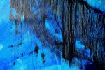 Blue Moon XL | 41x43 | Moon Abstract Art | Oil And Acrylic Painting in Paintings by Jacob von Sternberg Large Abstracts. Item composed of canvas and synthetic