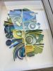 Mix media abstract | Mixed Media by Glimpsecraft. Item composed of canvas and paper in contemporary or art deco style