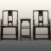 Legacy Longevity Carving Southern Official Hat Armchair Set | Chairs by Dynasty Artisan. Item made of wood works with contemporary & eclectic & maximalism style