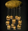 "Pharaoh 11" | Chandeliers by Fragiskos Bitros. Item composed of metal and glass