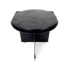 The "DOT dot" Minimalist Multifunctional Stool | Chairs by Ooak Design Inc.. Item made of steel & leather compatible with minimalism style