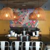 Interior pattern work for Mas Taco Bar (R st corridor) | Murals by Irubiel Moreno | Mas Taco Bar in Sacramento. Item made of concrete