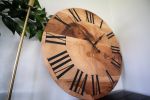 Large Sycamore Wall Clock | Decorative Objects by Hazel Oak Farms