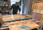 studio process | Mixed Media by Andrzej Michael Karwacki. Item composed of synthetic