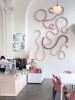 Ropes No. 1 | Embroidery in Wall Hangings by Meg Morrison | Quirk Hotel Richmond in Richmond. Item made of cotton & fiber compatible with minimalism and contemporary style