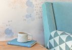 Metolius Bowties Wallpaper | Wall Treatments by Metolius | Private Residence, San Francisco, CA in San Francisco. Item made of fabric & paper
