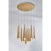 WM2055 DROPLET CLUSTER | Chandeliers by alanmizrahilighting | New York in New York. Item composed of brass and glass