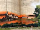 Grenfell Silo Mural | Murals by Heesco | Pioneer Park in Karoonda. Item composed of synthetic