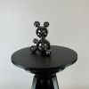 Small Stainless Steel Bear 'Thomas' | Sculptures by IRENA TONE. Item composed of steel in minimalism or art deco style