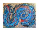 Ouroboros | Oil And Acrylic Painting in Paintings by Soulscape Fine Art + Design by Lauren Dickinson. Item made of canvas