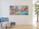 A joyful world - Original painting | Oil And Acrylic Painting in Paintings by Xiaoyang Galas. Item made of canvas works with mediterranean style