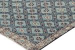Vintage Turkish Rug in Blue with Geometric Patterns Rug | Area Rug in Rugs by Rug and Kilim