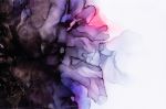 'BLACK ORCHID V' - Epoxy Resin Black and White Abstract | Oil And Acrylic Painting in Paintings by Christina Twomey Art + Design. Item composed of synthetic in contemporary or modern style