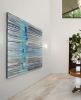 Flow Number 34 | Oil And Acrylic Painting in Paintings by Kari Souders. Item composed of wood and canvas in contemporary or coastal style