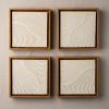 Fern Ceramic Wall Art - 15" | Wall Sculpture in Wall Hangings by Clare and Romy Studio. Item made of stoneware compatible with boho and minimalism style