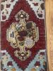 Vintage Hand-woven Turkish Doormat| 1.6 x 2.9 | Small Rug in Rugs by Wool and Rug. Item made of wool works with boho & contemporary style