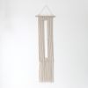 Keyhole in Ivory | Macrame Wall Hanging in Wall Hangings by YASHI DESIGNS. Item made of cotton works with minimalism & contemporary style