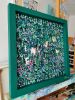 ENJOY II - Original painting | Oil And Acrylic Painting in Paintings by Xiaoyang Galas. Item composed of wood in contemporary or asian style