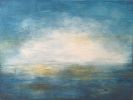 Lake | Oil And Acrylic Painting in Paintings by Linda Cordner. Item made of canvas