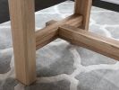 Trestle Table in White Ash | Dining Table in Tables by Brian Holcombe Woodworker. Item composed of wood