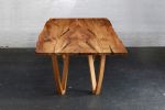 'Harp Leg' Book-Matched Scottish Elm Table. Jonathan Field. | Coffee Table in Tables by Jonathan Field. Item made of oak wood