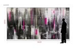 Art for Chicago Office Lobby | Wallpaper in Wall Treatments by Sven Pfrommer | Embassy Suites by Hilton Chicago North Shore Deerfield in Deerfield