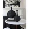 HANÈ in Black - Ceramic Vessel | Vase in Vases & Vessels by Beverly Morrison - Sculptor. Item made of stoneware compatible with minimalism style
