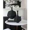 HANÈ in Black - Ceramic Vessel | Vase in Vases & Vessels by Beverly Morrison - Sculptor. Item made of stoneware compatible with minimalism and mid century modern style