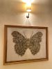 Butterfly "Digitally Embroidered" Art prints | Prints by Ri Anderson. Item composed of paper