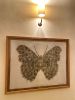 Butterfly "Digitally Embroidered" Art prints | Prints by Ri Anderson. Item composed of paper