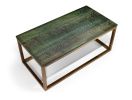 Nail Inlay Coffee Table No. 28 | Tables by Peter Sandback. Item composed of walnut and metal in contemporary or modern style