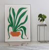 Still Life: Snake Plant - Fine Art Print | Prints by Kirsten Ulve. Item made of paper works with boho & minimalism style